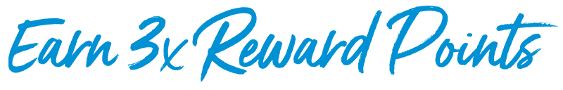 Earn 3 times reward points.